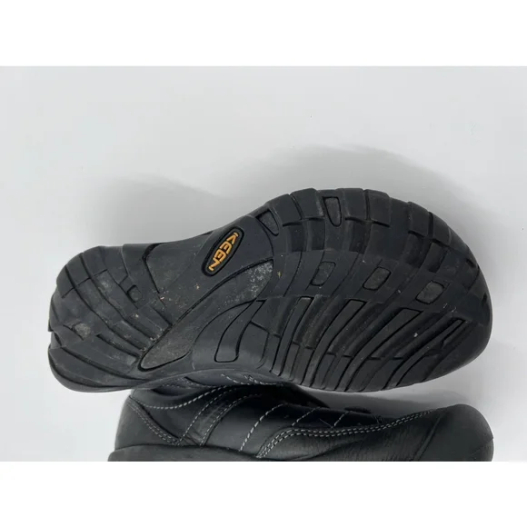 Keen Presidio Shoes Women sz 6.5 Black Leather Comfort Walking Trail Active NWOT - Picture 8 of 8